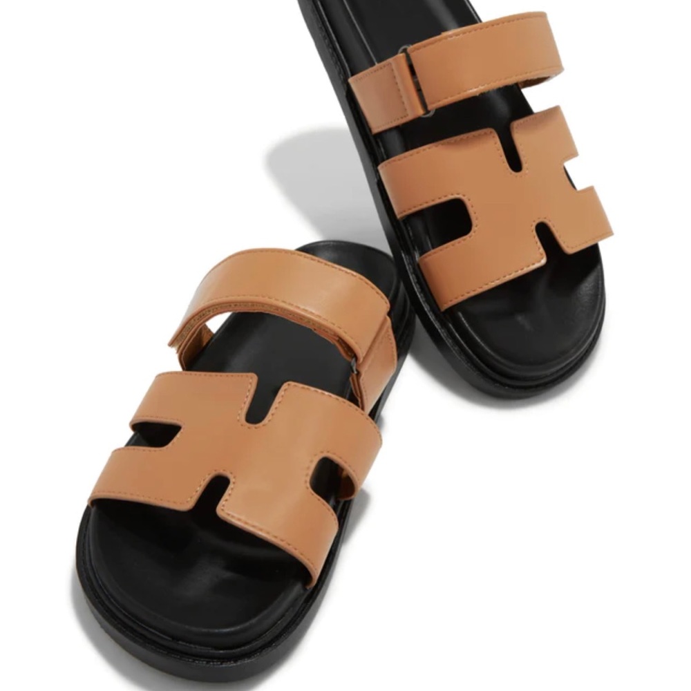 Velcro slide sandal